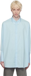 AMI Paris Blue Button Down Shirt