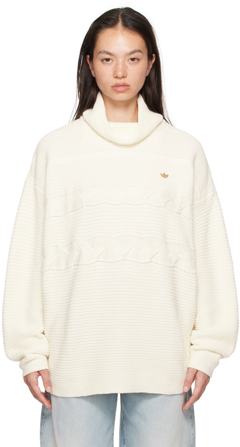 t様 トップス Fオフ白 adidas Originals Off-White OS Turtleneck adidas Originals