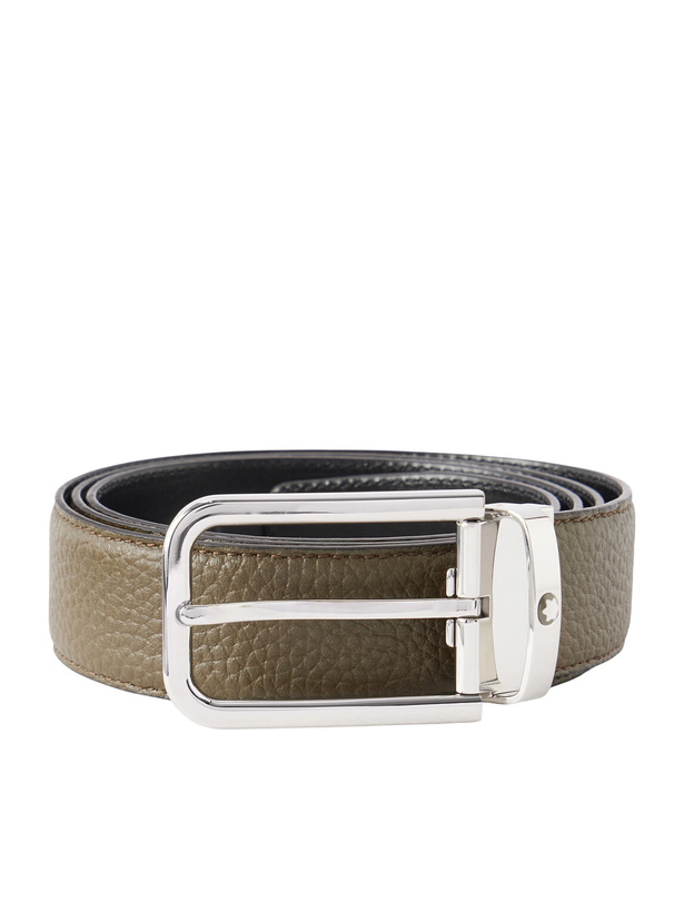 Photo: Montblanc - 3.5cm Full-Grain Leather Belt