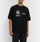 Balenciaga - World Food Programme Printed Cotton-Jersey T-Shirt - Black