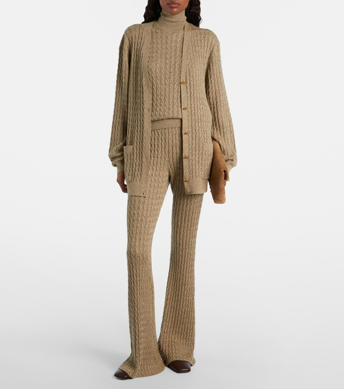 Loro Piana Bihar cable-knit cardigan