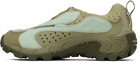 Merrell 1TRL Blue & Green Moc Speed Streak Evo Sneakers