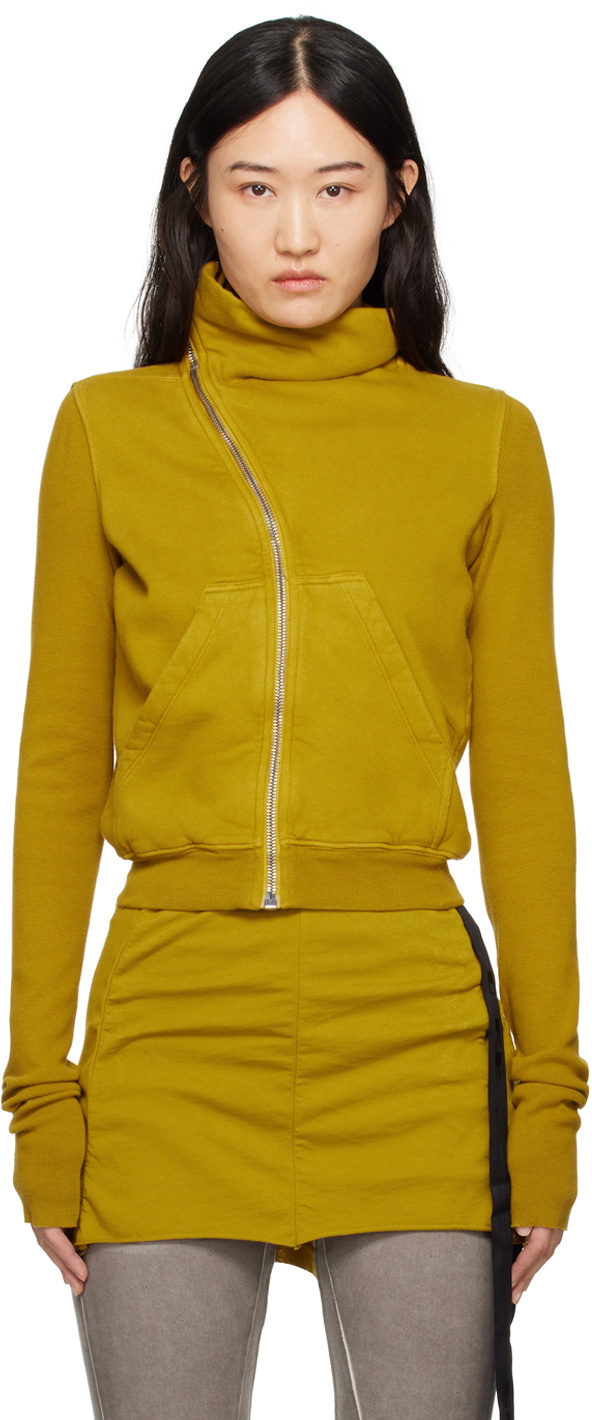 Rick Owens DRKSHDW Yellow Porterville Mountain Sweatshirt Rick