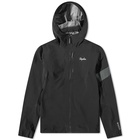 Rapha Men's Gore Tex Infinium Trail Hybrid Jacket in Black/Light Grey Marl