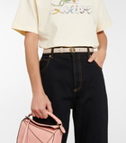 Loewe - Anagram leather belt