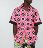 Dries Van Noten - Cotton ikat bowling shirt