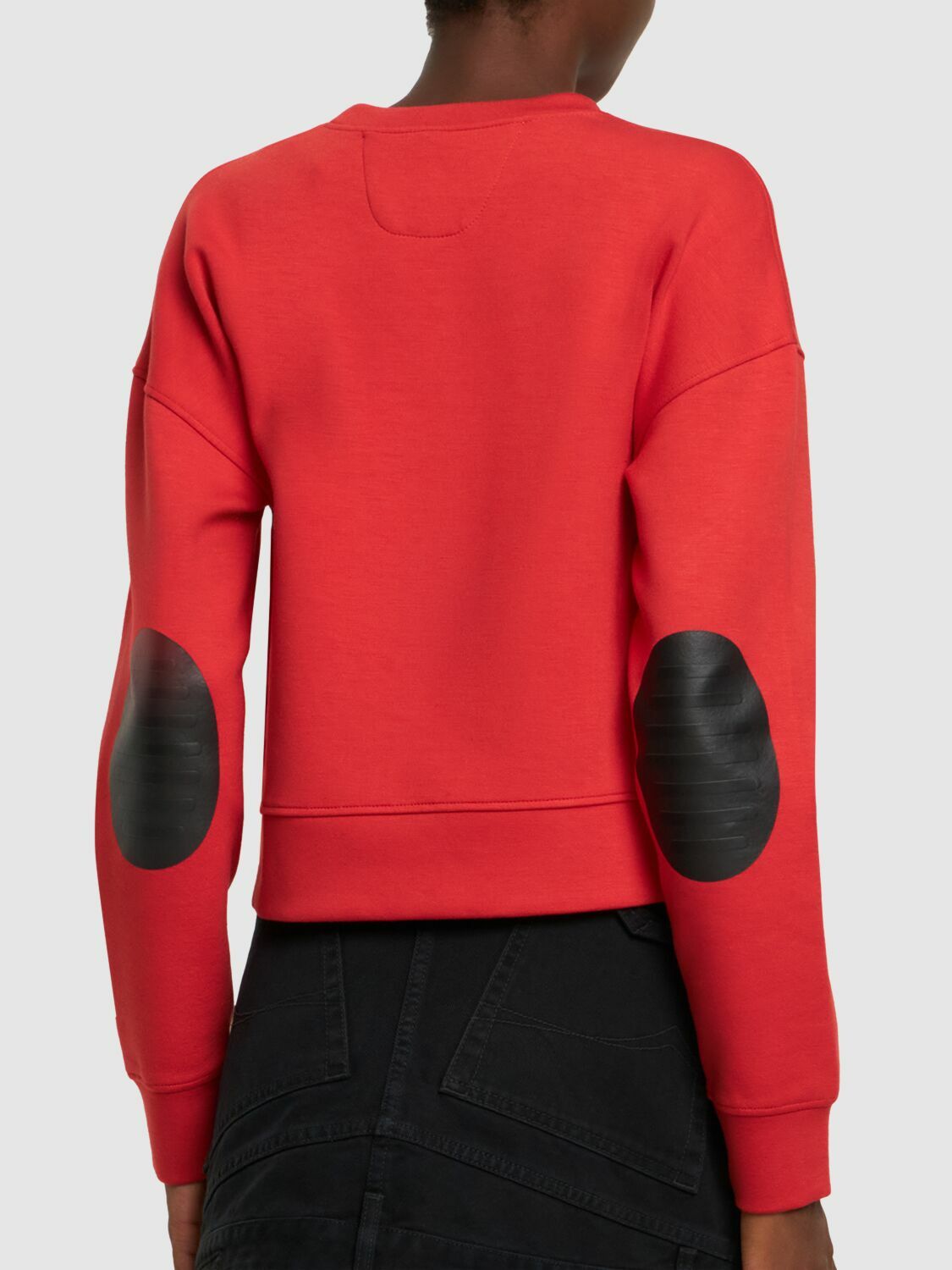 FERRARI - Scuba Logo Viscose Crewneck Sweatshirt