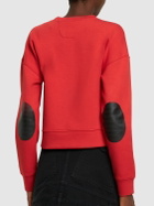FERRARI - Scuba Logo Viscose Crewneck Sweatshirt
