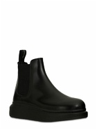ALEXANDER MCQUEEN - 40mm Hybrid Leather Chelsea Boots