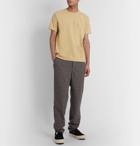 nanamica - Ribbed Cotton and COOLMAX-Blend Jersey T-Shirt - Yellow