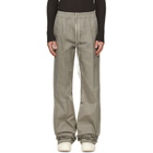 Rick Owens Taupe Tower Dietrich Drawstring Trousers
