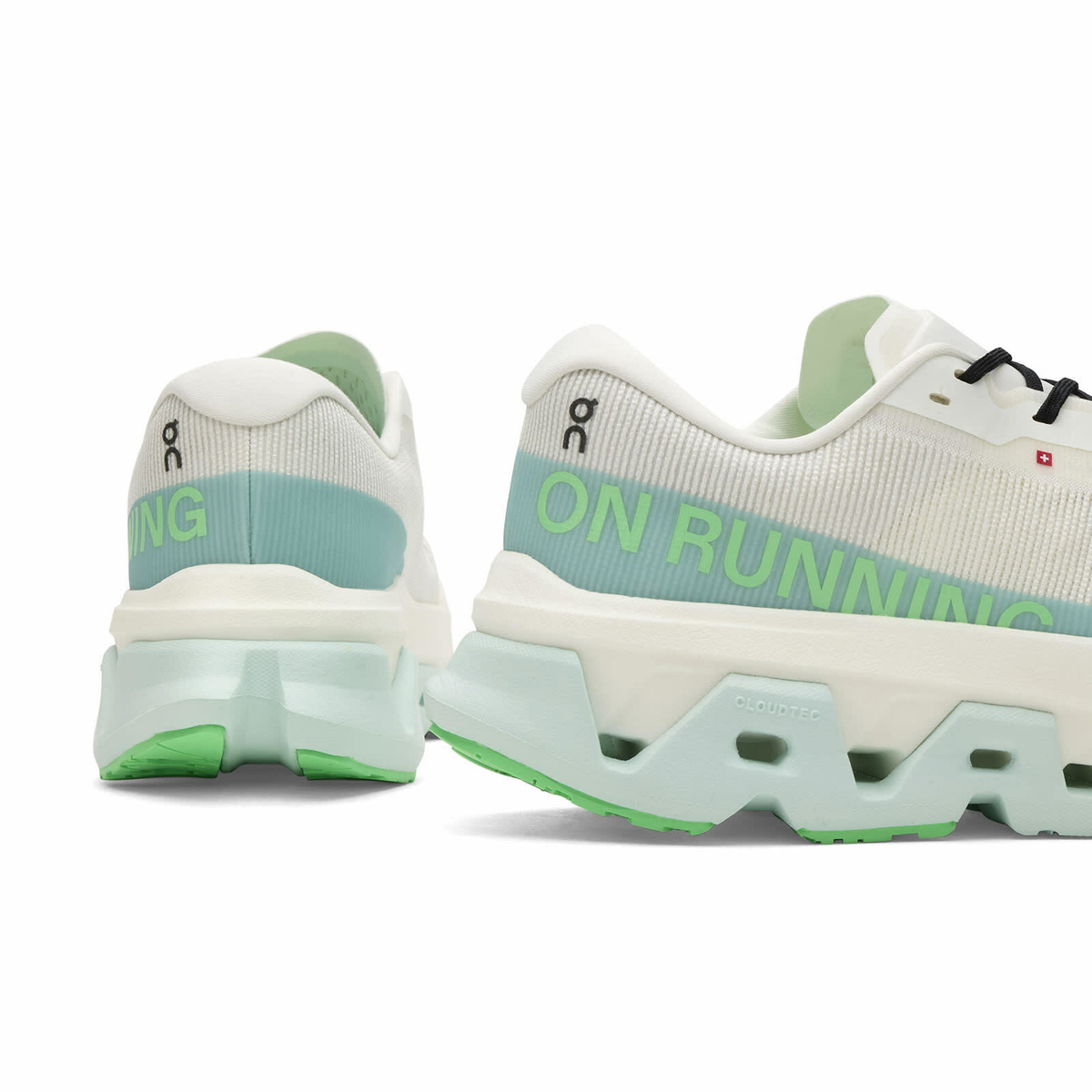 ON Men's Cloudmster 3 Hyper Sneaker in Ivory/Flurry