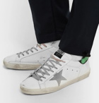 Golden Goose Deluxe Brand - Superstar Distressed Leather and Suede Sneakers - Men - White