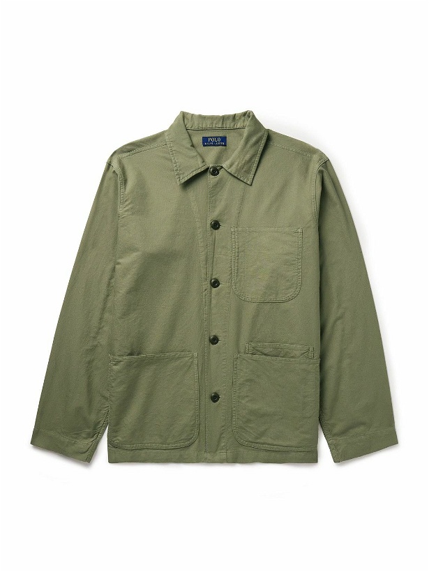 Photo: Polo Ralph Lauren - Cotton Oxford Overshirt - Green