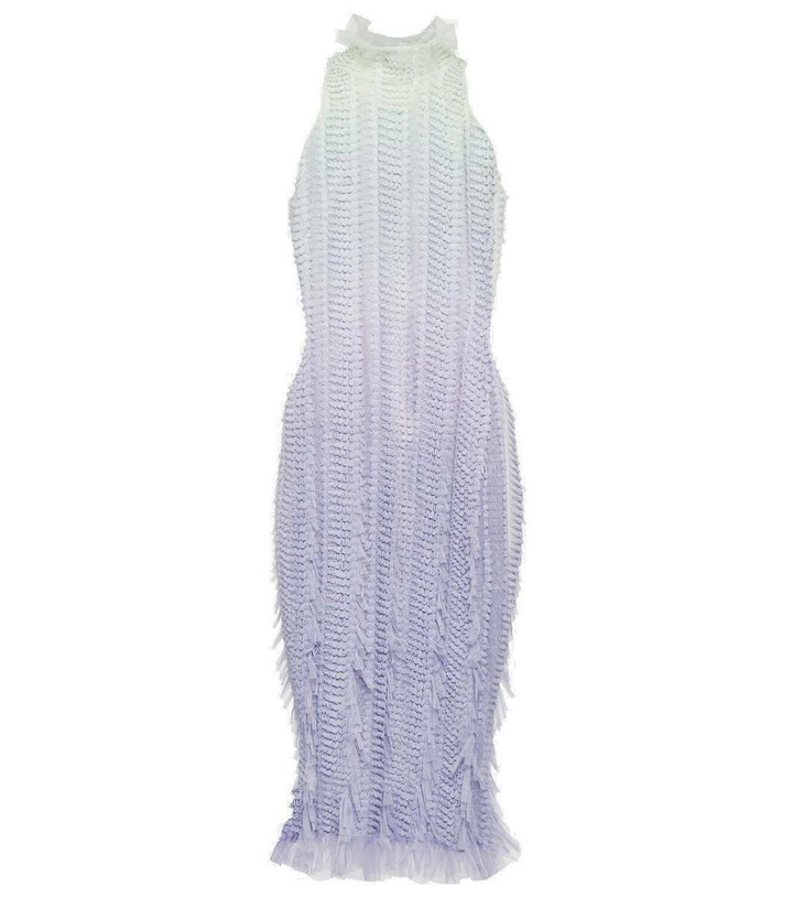 Photo: Roberta Einer Angel fringed halterneck midi dress