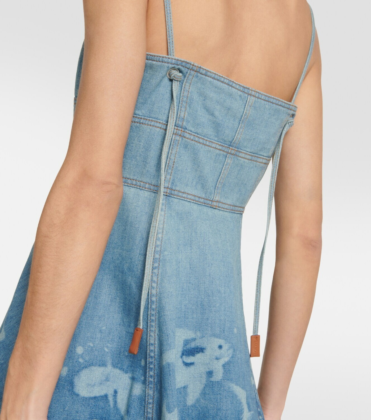 Loewe Paula's Ibiza printed denim minidress Loewe
