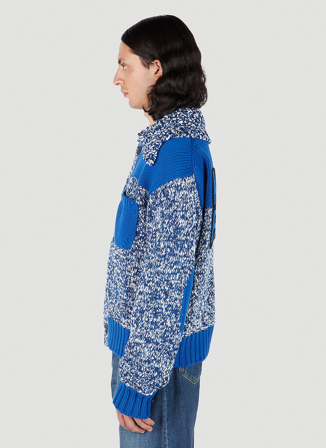 Kenzo Mouliné  Button Down Cardigan