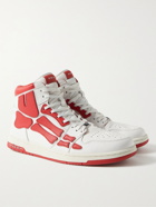 AMIRI - Skel-Top Colour-Block Leather High-Top Sneakers - Red