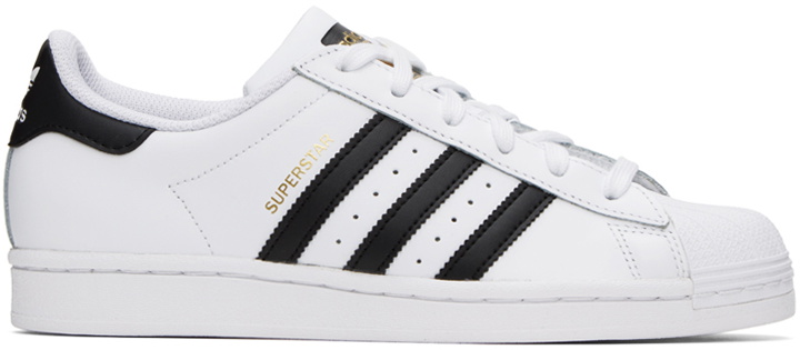 Photo: adidas Originals White Superstar Sneakers