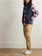 Faherty - Epic Quilted Cotton-Blend Gilet - Blue