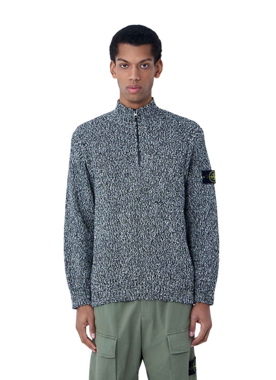 Stone Island Lamy Flock Pocket Zip Overshirt Stone Island