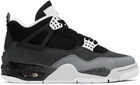 Nike Jordan Black & Gray Air Jordan 4 Sneakers