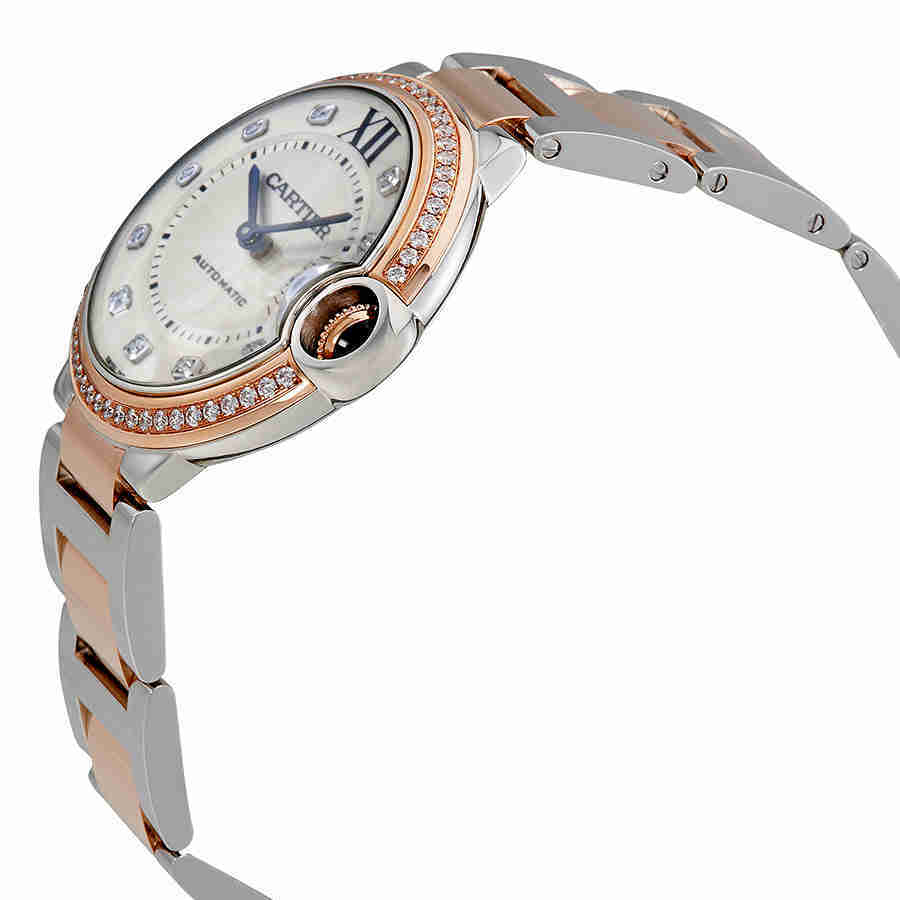 Cartier Ballon Bleu Automatic Silver Dial Ladies Watch W3BB0004