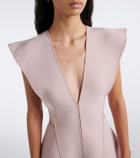 Maticevski Merit paneled maxi dress