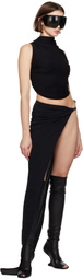 Rick Owens Lilies Black Porterville Hydra Maxi Skirt