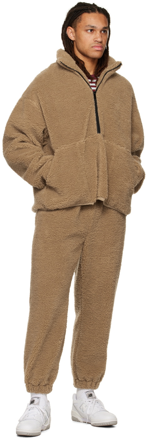 The Frankie Shop Tan Savino Sweatpants