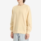 YMC Men's Almost Grown Waffle Sweatshirt in Off White