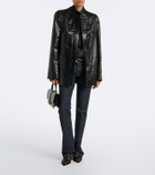 Khaite Blake Medium leather top-handle bag