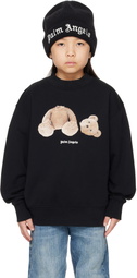 Palm Angels Kids Black Bear Sweatshirt
