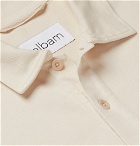 Albam - Cotton-Jersey Polo Shirt - Ecru