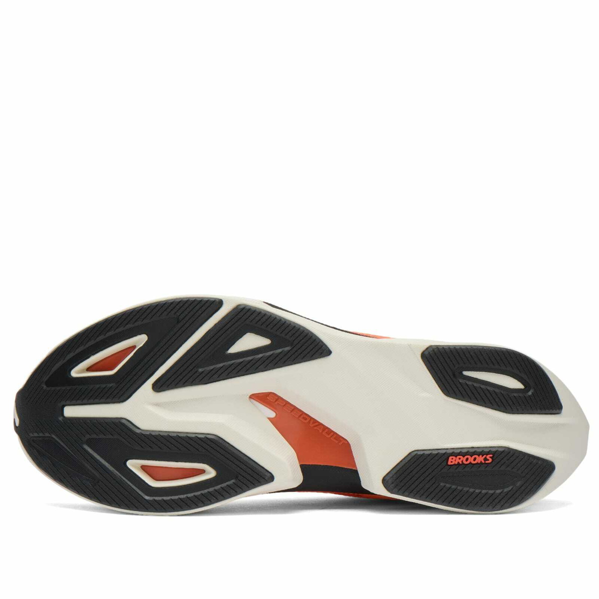 Brooks Men's Hyperion Max 4 in Grey/Tigerlily/Black
