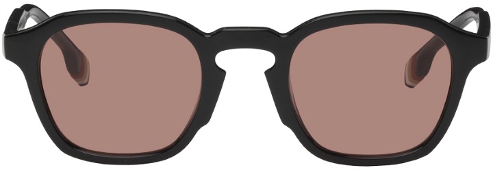 Photo: Burberry Black Stripe Square Sunglasses