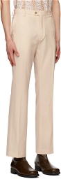 CMMN SWDN Off-White Ryle Trousers