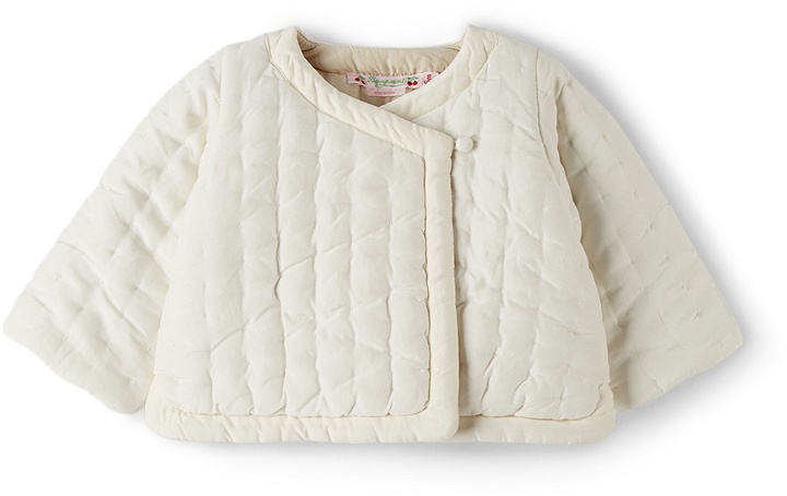 Photo: Bonpoint Baby Off-White Silk Ayumi Jacket