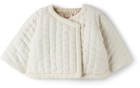 Bonpoint Baby Off-White Silk Ayumi Jacket