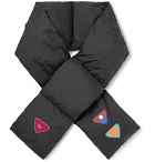 Acne Studios - Vexter Appliquéd Quilted Shell Down Scarf - Black