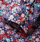 Engineered Garments - Floral-Print Cotton-Poplin Shirt - Blue