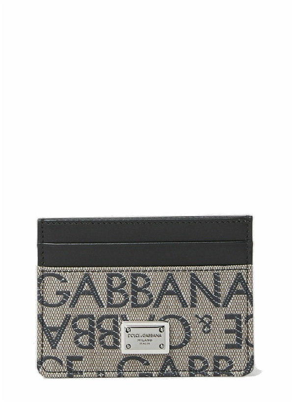 Photo: Dolce & Gabbana - Jacquard Logo Card Holder in Black