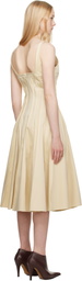 16Arlington Yellow Amalia Midi Dress