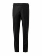 TOM FORD - Shelton Slim-Fit Wool and Mohair-Blend Trousers - Black