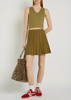 Spence Cosmic Spenceform Cropped Tank top Olive