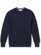 Brunello Cucinelli - Ribbed Cotton Sweater - Blue