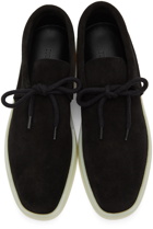 Fear of God Black Suede Moc Loafers