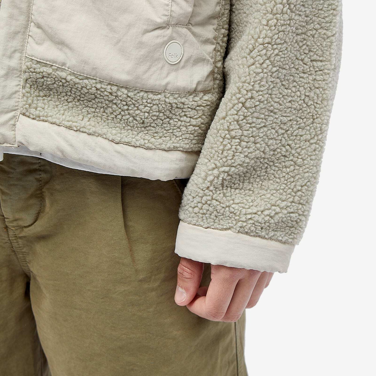 STONE ｜ (6100020 MMalfile Fleece 'OLD' Effect Cre ムスクグリーン 6100021 MALFILÉ FLEECE 'OLD' EFFECT フル