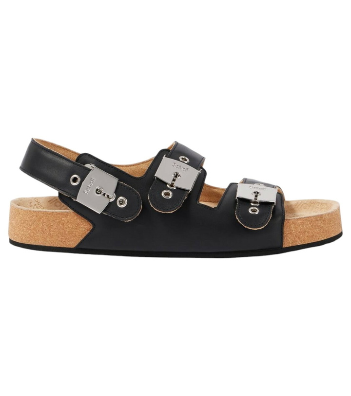 Photo: Balenciaga x Scholl leather sandals