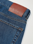 Canali - Straight-Leg Stretch-Denim Jeans - Blue